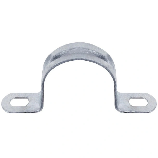 Двойна метална скоба за тръби и ел. кабели - Ф50