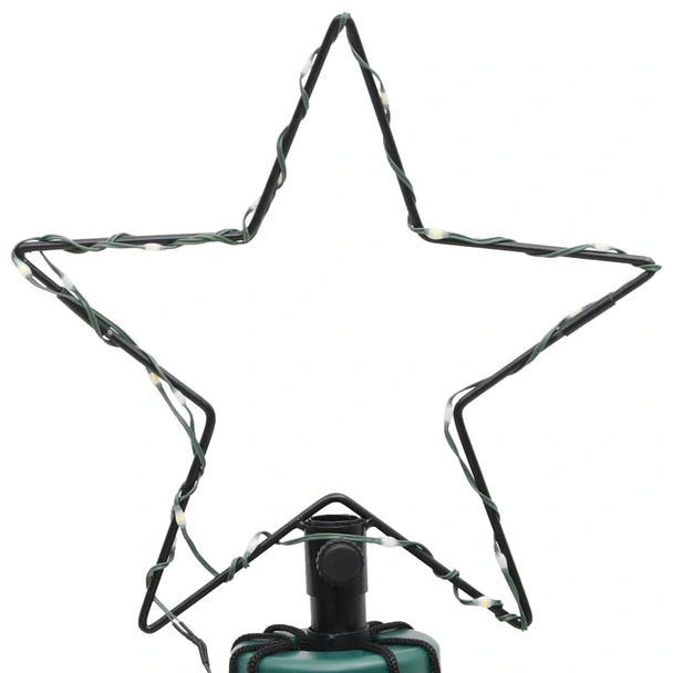 Коледна елха с шип, синя, 108 LED, 180 см - Image 5