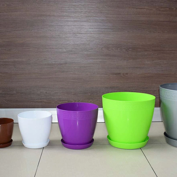 Кръгла саксия Лилия Ø18 см - Image 2