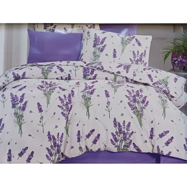 Спален комплект 4 части Лавандулов цвят COTTON GARDEN - Image 3