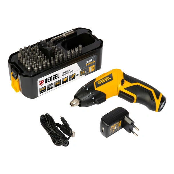 Акумулаторна отвертка с аксесоари CSL-3.6-01 DENZEL - Image 14