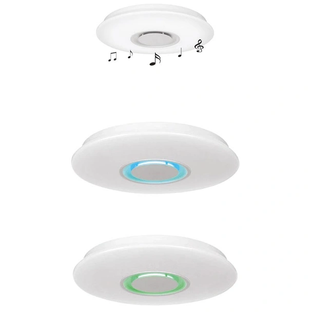 LED музикален плафон 24W 4000K Ф400 Bluetooth Plastic - Image 3