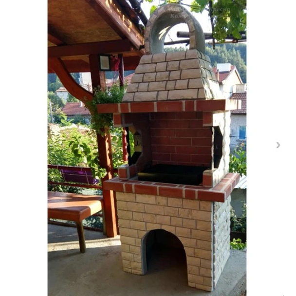 Малко барбекю Глиц 215x100x60 см РАЙМАР - Image 10