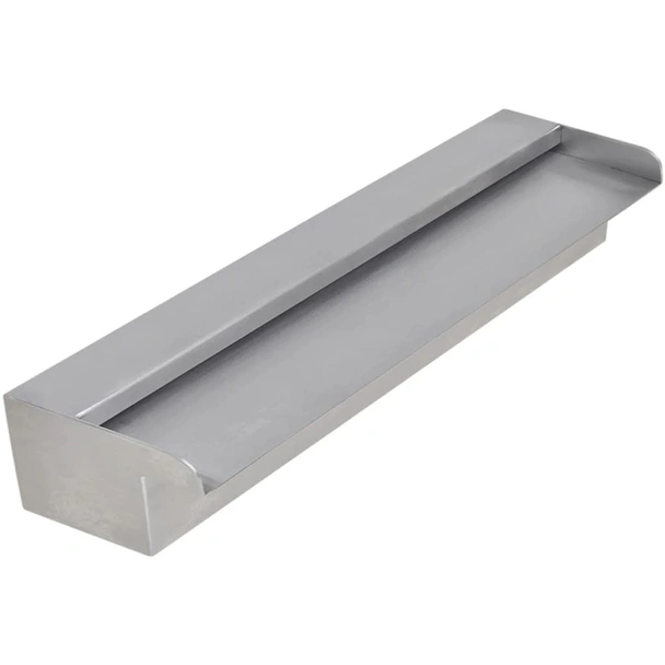 Правоъгълен фонтан за басейн, 45 см - стомана - Image 2