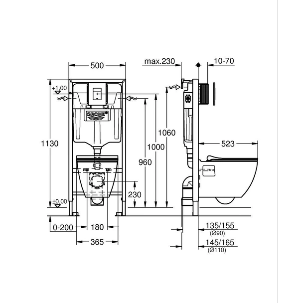 Структура за вграждане 4 в 1 Solido Perfect GROHE - Image 6
