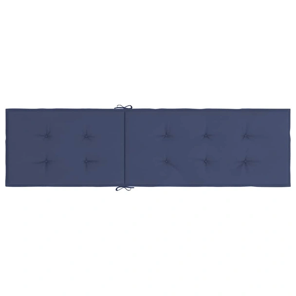 Възглавница за шезлонг - нейви синя - 180 x 50 -Оксфорд плат - VL378728 - Image 5