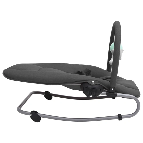 Бебешки шезлонг, антрацит, стомана - Image 5