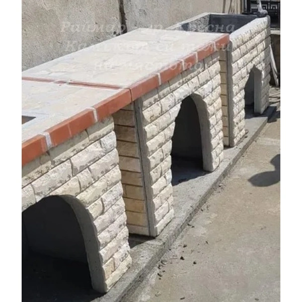 Градинска мивка с алпака корито Глиц 135x120x60 см РАЙМАР - Image 12