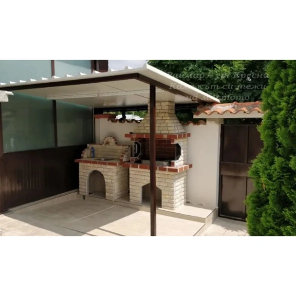 Градинска мивка с алпака корито Глиц 135x120x60 см РАЙМАР - Image 9