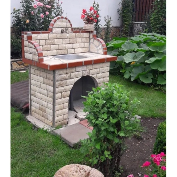 Градинска мивка с алпака корито Глиц 135x120x60 см РАЙМАР - Image 4