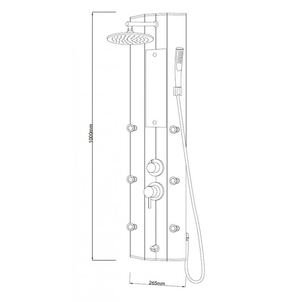 Хидромасажен панел "елоди"- icsh 3061 - Image 2