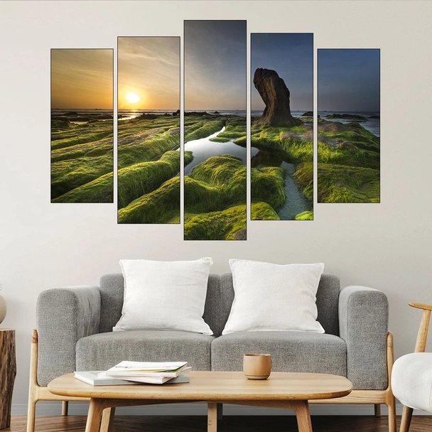 Каменно крайбрежие - картина пано за стена - Image 3