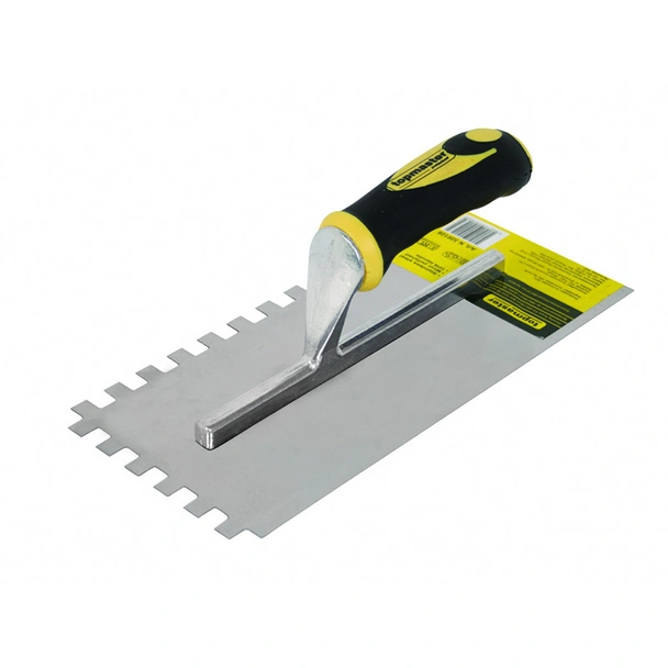 Маламашка с пластмасова дръжка 280х120 мм с гребен Topmaster