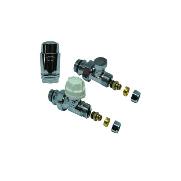 Радиаторен прав сет Cayman-5 Chrome THS THERMOSTYLE - Image 2