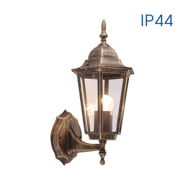 Фенер с долен носач античен месинг Maribor VIVALUX