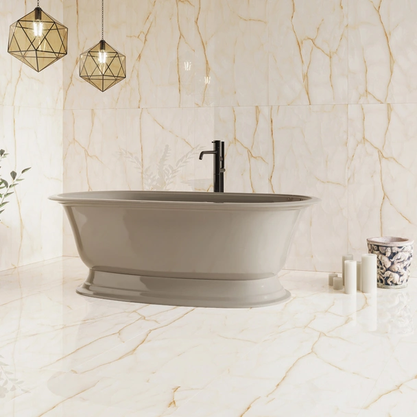 Гранитогрес 60х60 см Onyx Leaf Full Lappato Decovita - Image 2