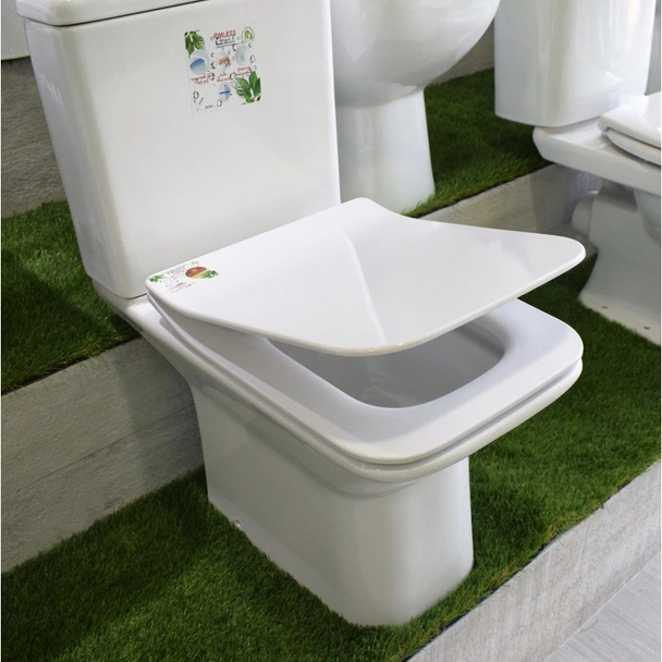 Моноблок задно оттичане със седалка 61х36,5х78.5см INTER CERAMIC - Image 2