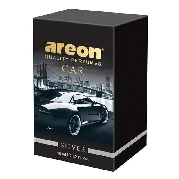 Парфюм за кола Сребро 50 мл AREON - Image 2