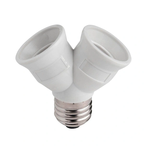 Преходник на E27 за две лампи с цокъл E27