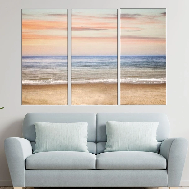 Сутрин на морското крайбрежие - картина пано за стена - Image 2