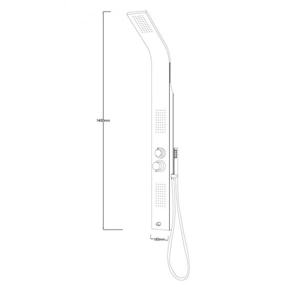 Алуминиев хидромасажен панел "дилан" icsh 3671 - Image 3