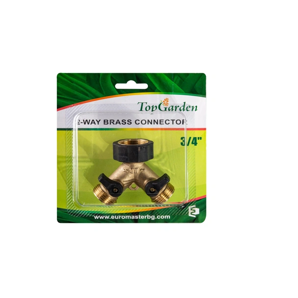 Месингов разклонител 3/4" TOP GARDEN - Image 3