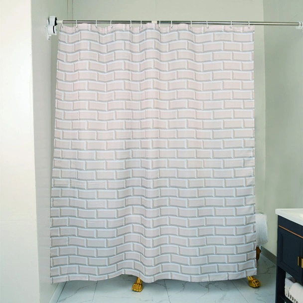 Душ завеса за баня 180х200 см бежова ICSC 193 INTER CERAMIC - Image 2