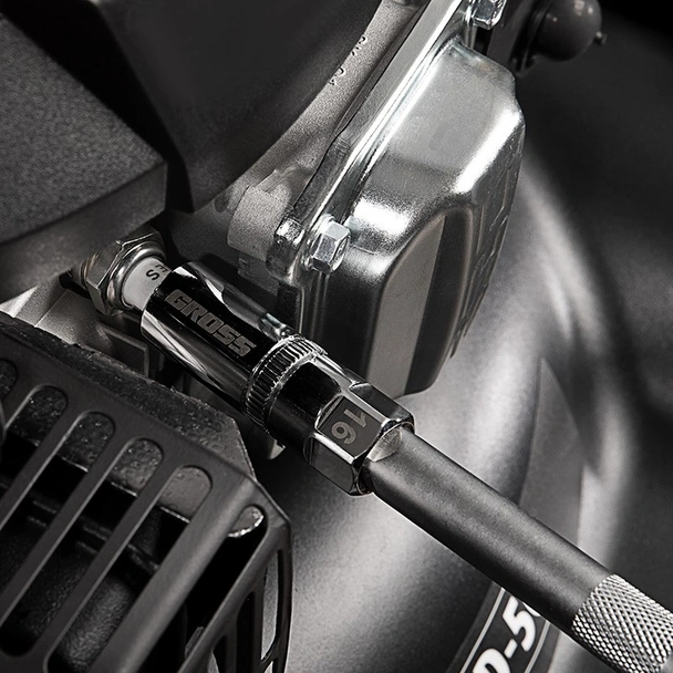 Магнитна вложка за автомобилни свещи 1/2" 16 мм 12-стенна GROSS - Image 6