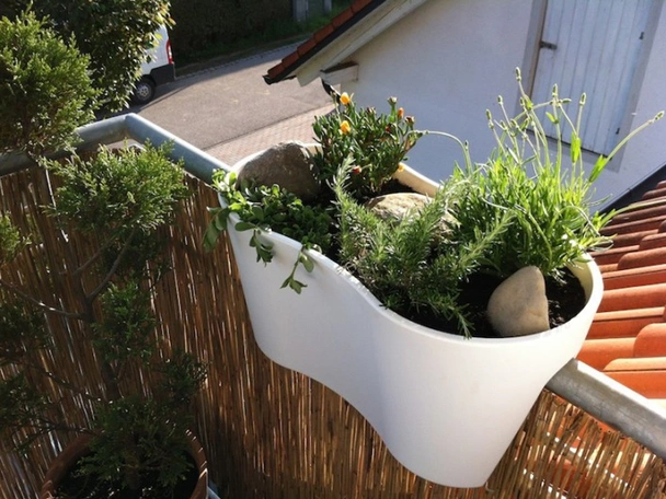 Овална саксия Балконе дуо за парапет ROTO - Image 3