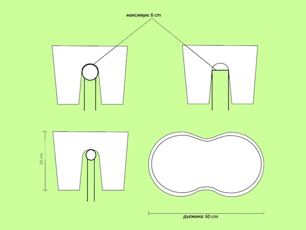 Овална саксия Балконе дуо за парапет ROTO - Image 5