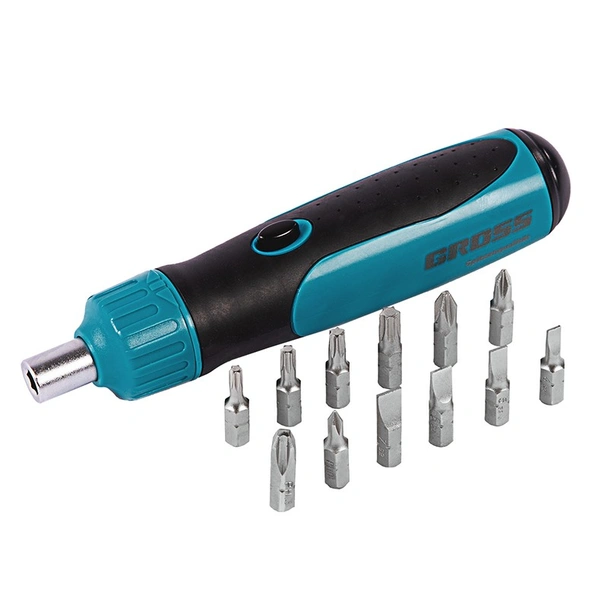 Реверсивна отвертка с механизъм SmartPush 12 бр. GROSS - Image 5