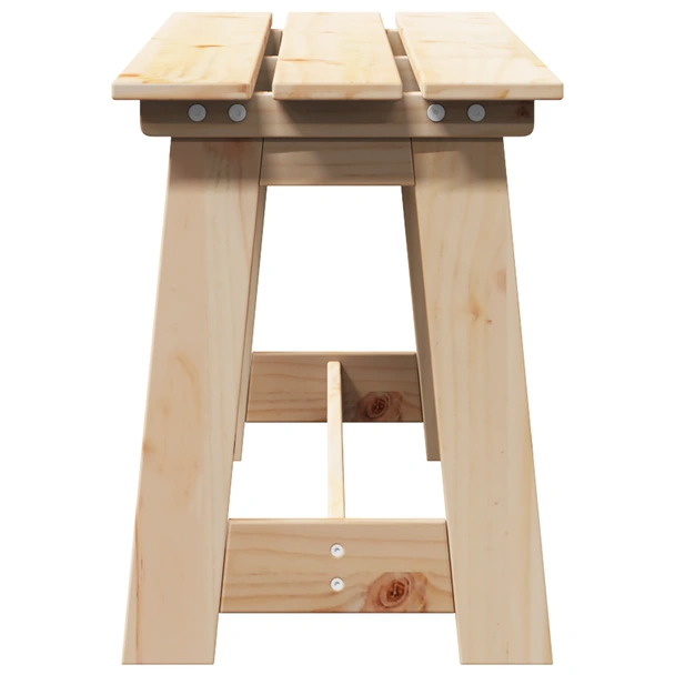 външна пейка 119x35x47 см от масивна борова дървесина - VL4012191 - Image 5