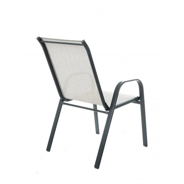 Градински стол с метална конструкция SC-092 сив - Image 2