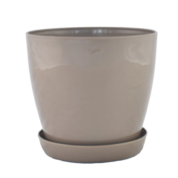 Саксия Ø14 см мока гланц Флора