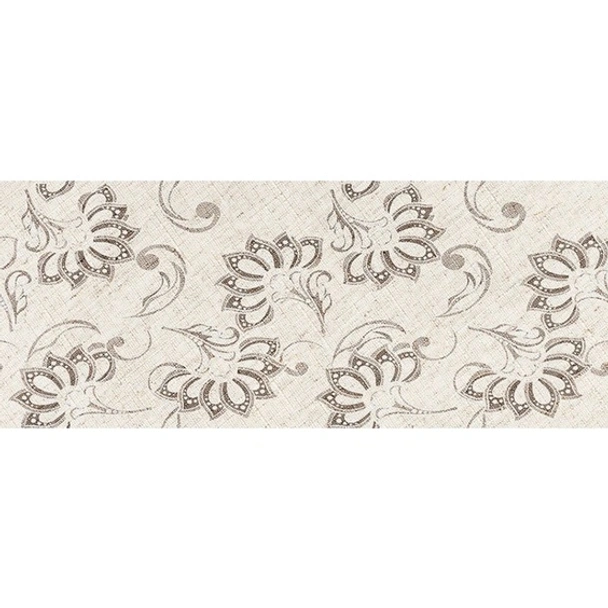 Декор 20x50 см Ажур листа светлобежов 5833 KAI