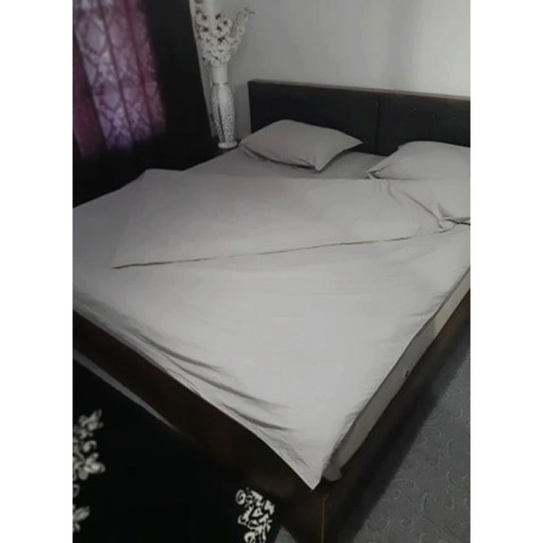 Единичен спален комплект 3 части ранфорс светлосив RAKLA - Image 2