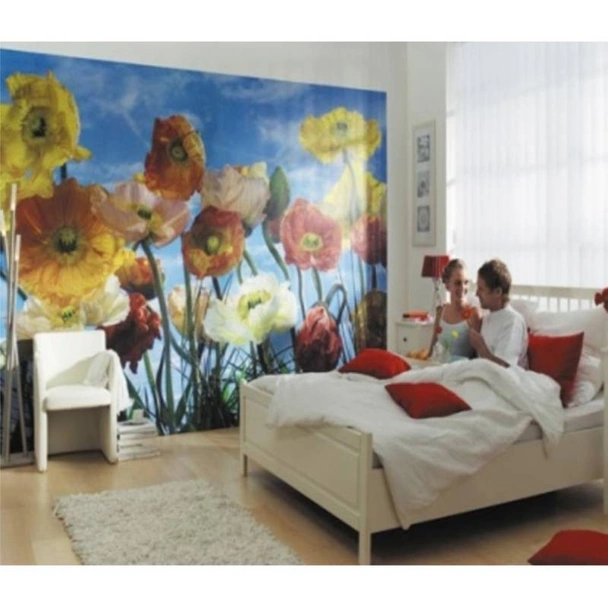 Фототапет червени и жълти цветя 368х254см KOMAR - Image 2