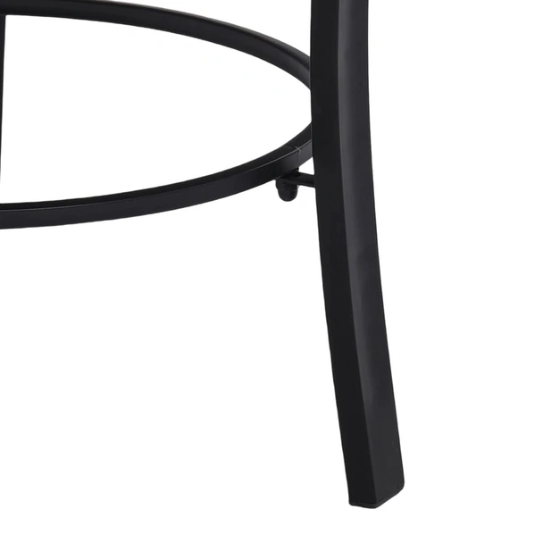 Мозаечна маса с огнище, зелена, 68 см, керамика - Image 8