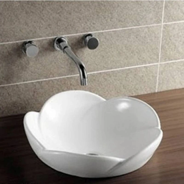 Порцеланов умивалник 44х44х18см бял INTER CERAMIC