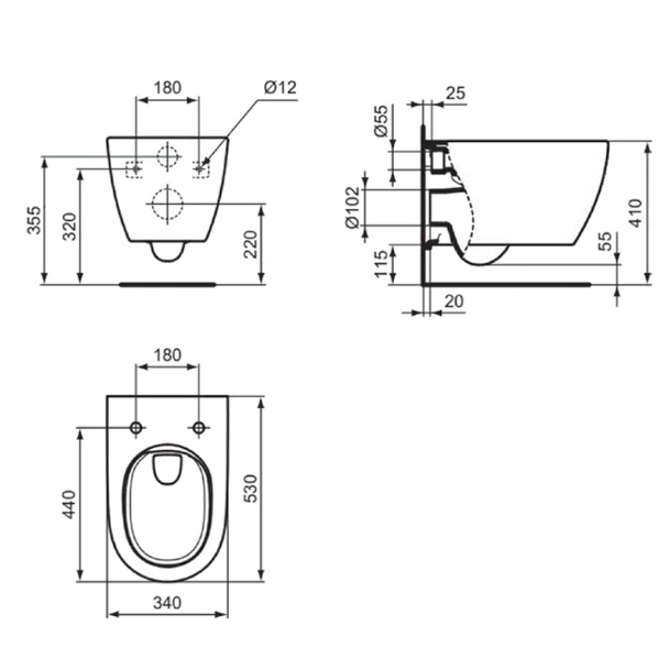Структура за вграждане с тоалетна чиния и активатор І.Life O HydroTwist  - Image 8