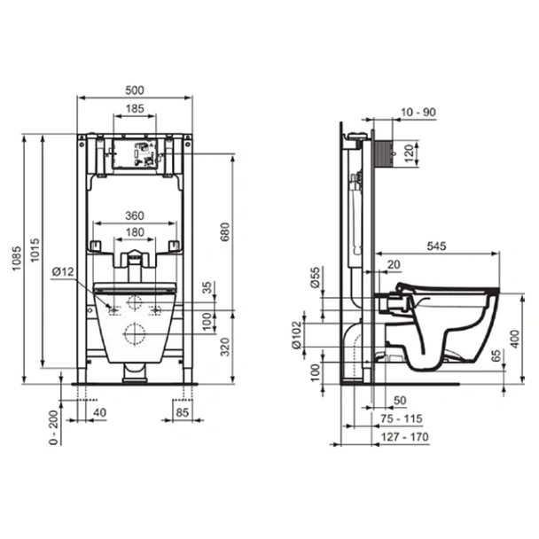 Структура за вграждане с тоалетна чиния и активатор І.Life O HydroTwist  - Image 4