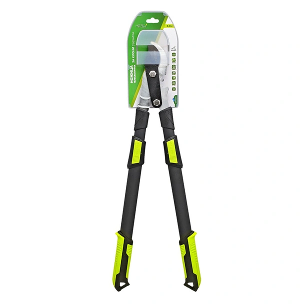 Телескопична ножица за клони със стоманени дръжки 68.5-93.5 см HERLY - Image 3