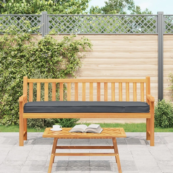 Възглавница за палет за пейка Антрацит 200x40x8 см оксфордска тъкан - VL42001678 - Image 4