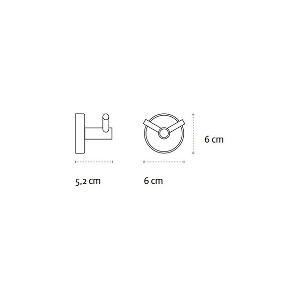 Двойна закачалка за баня Optimo KAPITAN - Image 2