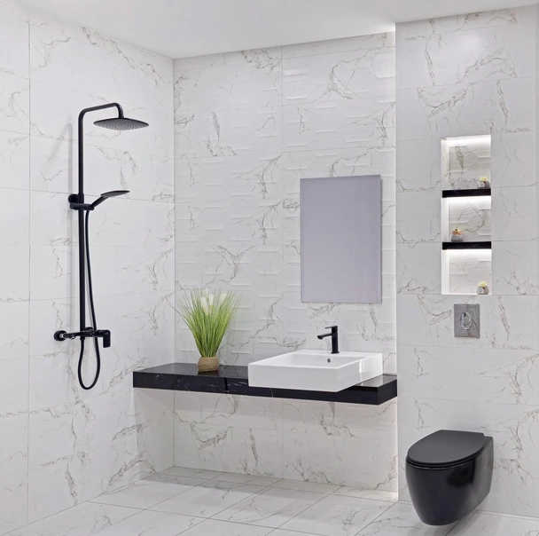 Фаянс 30x90 см Adonis White BIEN - Image 2