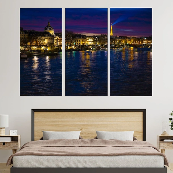 Нощен Париж - картина пано за стена - Image 2