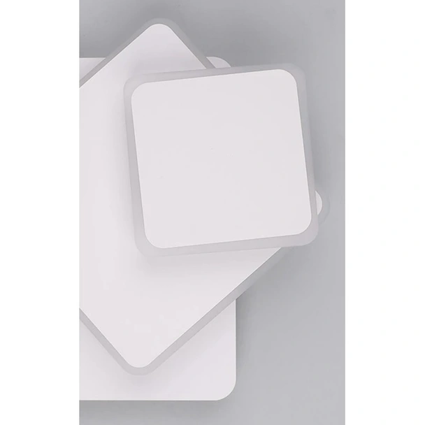 Стенен аплик Троен квадрат Бял мат DREAM LIGHTS - Image 3