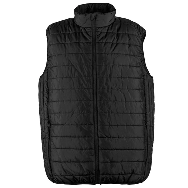 Ватиран черен работен елек MADOC размер 3XL