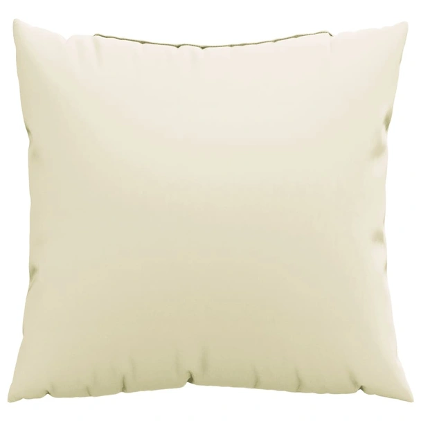 Възглавници за диван 4 бр кремав 50x50 см текстил - Image 3