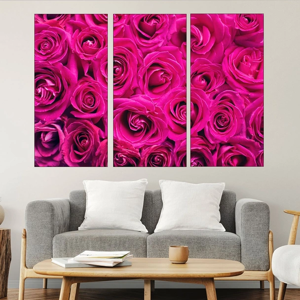 Фон от рози - картина пано за стена - Image 2
